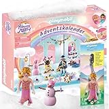 Playmobil 71348 Adventskalender Weihnachtsfest unter dem Regenbogen+Playmobil 70650 Schlüsselanhänger Prinzessin- mit 24 Türchen voller Überraschungen!