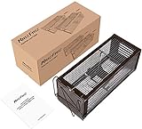 RatzFatz® Lebendfalle Mausefalle, Premium Rattenfalle, XXL Profi, Garten & Haus, Siebenschläfer, Alle Kleintiere Sensibilität einstellbar, Wiederverwendbar Falle, Modell Quickcatch 1.0