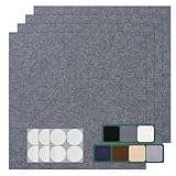 Teppichfliesen, 30,5 x 30,5 cm, selbstklebende Teppich-Bodenfliesen, rutschfest, wiederverwendbar, Teppich-Quadrate, abziehen und aufkleben, Teppichbodenfliesen, DIY-Installation für Schlafzimmer,