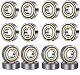 HonLena 608 ZZ Kugellager, 20 Pack 8mm x 22mm x 7mm Metall...