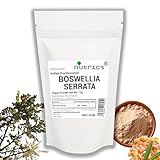 Nutrics Boswellia Serrata-Pulver, indische Weihrauch-Boswelliasäure, 100 % rein, ohne Füllstoffe, Bindemittel oder Füllstoffe (75 g), 75 g