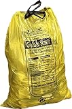 130 Stück gelbe Säcke, gelbe Müllsäcke, Wertstoff- Müllsäcke, Recycling Müllsäcke, Müllbeutel 90 l