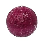 Kugelkerze Rustic Ø 100 mm (Beere)