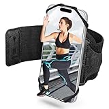 Sportarmband Handy Abnehmbares - EOTW Handy Armband Joggen 360°Drehbares für iPhone 15/14/13 Pro/12/11 Pro Max, Galaxy S24+/S23/S22 FE Joggen Handytasche für Running(4,5'~7')