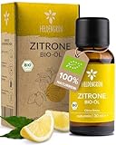 Heldengrün® BIO Zitronenöl [100% NATURREIN] Kaltgepresst...