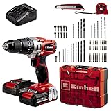 Einhell Akku-Schlagbohrschrauber TE-CD 18/2 Li-i +64...