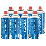 Campingaz Ventil-Gaskartusche CP 250 - Isobutane Mix (8er Pack)