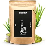 Bio Gerstengras Pulver 500g biozertifiziert aus Bayern | 100% naturrein und frisch | Im wiederverschließbaren Standbeutel | Ideal für Smoothies