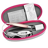Healeved Integrierte Tattoo-stickmaschine Schönheits-make-up-drehstift Augenbrauen-lippen-eyeliner-stift Make-up-rotationsmaschinenstift Gerät Tattoo-augenbrauenmaschine Rosa Plastik