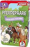 Schmidt Spiele 51449, Pferde Paare, Reisespiel, Bring Mich mit Spiel in der Metalldose, bunt