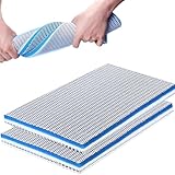Jennytim 2 Stück Aquarium Filterwatte Medien-Schwamm-Pad für Aquarienfilter, Teich & Wasseraufbereitung Biologisches Filtermaterial Wiederverwendbare Filterpads, zuschneidbar (20 * 30 * 2cm)