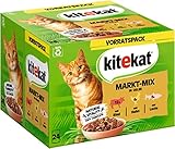 KITEKAT™ Portionsbeutel Multipack Vorratspack Markt-Mix in Gelee 1 x 24x85g