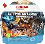 SONAX AntiFrost+KlarSicht bis -18 °C Sweet Home (3 Liter) schneller, schlierenfreier und effektiver Scheibenreiniger für den Winter | Art-Nr. 01364410