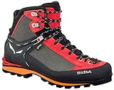 Salewa MS Crow Gore-TEX Herren Trekking- & Wanderstiefel, Schwarz (Black/Papavero), 44 EU