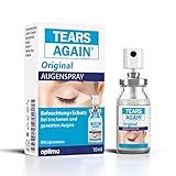 TEARS AGAIN Original Augenspray gegen trockene Augen 10ml - auch für Kinder geeignet - Hilft bei müden, brennenden und gereizten Augen - Ohne Konservierungsstoffe - mit Liposomen