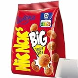 Lorenz Nic Nac´s Bignac´s Original Erdnüsse in knuspriger Hülle pikant gewürzt (110g Packung) + usy Block