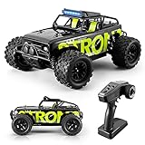 SupKonXi RC Auto Ferngesteuertes, 4WD Offroad Fahrzeug, 40 km/h Rennauto, 1:18 großer Monstertruck, 2.4GHz All Terrain RC Crawler, 2 Akku 60 Minuten, Spielzeugauto für Kinder Erwachsene