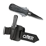 Omer Unisex-Adult Knives Dive Equipment, SCHWARZ-SCHWARZ, UV