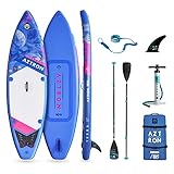 Aztron Unisex – Erwachsene Terra Touring 10'6 SUP Paddelbrett aufblasbar, hellblau, M