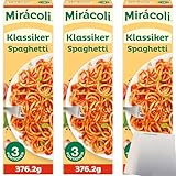 usy Bundle für Miracoli Spaghetti mit Tomatensauce Klassiker 3 Port. Packung 3er Pack (3x376,2g) + usy Block