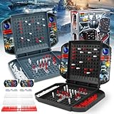 FSWWSF Schiffe Versenken Spiel Battleship Schiffe Versenken Brettspiel Im Kleinformat FüR Die Ganze Familie Seeschlacht Spiel
