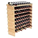 VEVOR Weinregal Weinständer für 72 Flaschen,...