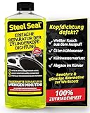 STEEL SEAL Zylinderkopfdichtung Dichtmittel – Zylinderkopfdichtung abdichten, Kühlwasserverlust stoppen & Motorschäden vermeiden ohne Werkstatt – Für alle wassergekühlten Motoren geeignet