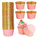 Muffinförmchen Papier 100 Stück, Nicht klebrig Muffin Förmchen, Cupcake Formen für Muffin, Kuchen, Pudding