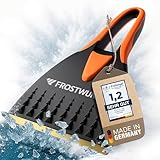 FROSTWUNDER [Das Original - Eiskratzer Messingklinge [Made in Germany] - 100% recycelter Eiskratzer Auto Messingklinge - Langlebiger Auto Eiskratzer - Messing Eiskratzer - Scheibenkratzer Auto Stabil