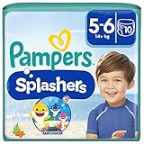 Pampers Windeln Größe 5-6, Splashers Baby Shark Limited...