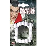 Widmann 8402D - Vampirgebiss, für Erwachsene, Zähne, Beißzähne, Dracula, Blutsauger, Mottoparty, Karneval, Halloween