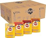 Pedigree Adult Hundenassfutter Vital Protection, 84 Portionsbeutel, 84x100g (1 Großpackung) – Hundefutter nass, in Sauce mit Huhn, Rind, Lamm und Truthahn