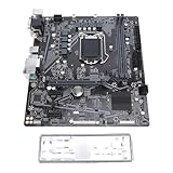 CCYLEZ B560M LGA 1200 Motherboard für CPUs der 10./11. Generation, Micro ATX mit Zwei M.2-, VGA-/DVI-Anschlüssen, 6+2-Phasen-Stromversorgung, DDR4 3200 MHz (i5-10400F, i3-10100)