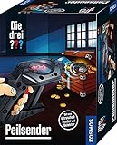 Die drei ??? Peilsender von KOSMOS, Finde das Geheimversteck mit unsichtbarem Ultraschall, Detektor mit LED-Skala zeigt Richtung und Entfernung an, Detektiv Spielzeug Set für Kinder ab 8 Jahre