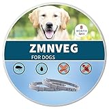 2pcs Hund Zeckenschutz Insektenschutz Halsband für Hunde, Anti-Floh für 8 Monate Schutz, Anti-Floh-Halsband 38-70 cm für Haustiere 2 Stück, Einheitsgröße für alle