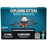 Exploding Kittens Recipes for Disaster Deluxe Game Set - for Adults Teens & Kids - Fun Family Games - A Russian Roulette Card Game