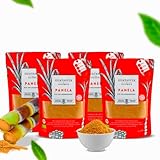 GUATAVITA de COLOMBIA Panela Voll Rohrzucker aus 100% eingekochten Zuckerrohrsaft/MINERALIEN & VITAMIN B6 / Brauner Zucker, Brown Sugar, Rohrzucker braun, Rohrohrzucker, Zuckerrohr / 4x500g