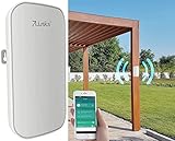 7links WLAN Verstärker Outdoor: Outdoor-WLAN-Repeater, 1.200 Mbit/s, Dual-Band 2,4+5,0 GHz, App, 80 m (WiFi Verstärker, WiFi Antenne, Außenantenne)