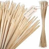 ORANGE DEAL 100 Pflanzstäbe, Bambusstäbe 90 cm x 6 mm Dm, Pflanzenstütze, Rankhilfe für Pflanzen, Pflanzstab, Pflanzenstab, Bambus Stäbe Holz, Tomatenstangen, Pflanzenstützen