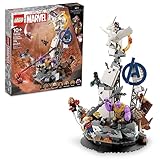 LEGO Marvel Endgame Final Battle, Avengers Modell zum Bauen und Ausstellen, Sammlerstück Marvel Spielset mit 6 Minifiguren einschließlich Captain Marvel, Shuri und Wanda Maximoff, Marvel Fan