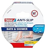 tesa Anti-Rutschband Bad und Dusche, Transparent