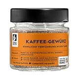 Bremer Gewürzhandel Kaffeegewürz, gemahlen, leckeres orientalisches Aroma, für intensiven Kaffee- und Kakaogeschmack, 40g im Glas