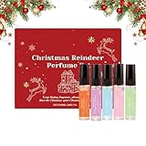 Langanhaltender Duft – Natürliches Weihnachtsrentieröl, 1,3 x 7,8 cm, duftendes Spray, tragbar, für Damen und Herren, tägliches Haar, Haut