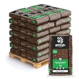 GALAMIO Kiefernrinde Kiefernmulch Rindenmulch Rinde Mulch Garten Dekor Pinus Sylvestris Natur Wald Kiefer Fein 10-20mm 70l x 36 Sack 2.520l / 1 Palette Paligo