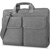 DOMISO Multifunktionale Laptoptasche, 43,9 cm (17 Zoll), kompatibel mit HP Pavilion 17/Dell Precision 7710/Lenovo/Asus, Grau