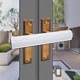 Terrassentür-Sicherheitsschloss, extra Sicherheit, Terrassentürschloss, professionelles französisches Türschloss, Türgriffschloss für französische Doppeltüren, Wintergartentüren (weiß)