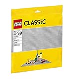 LEGO 10701 Classic Graue Bauplatte, 38 cm x 38 cm, Lernspielzeug, kreatives Spielen