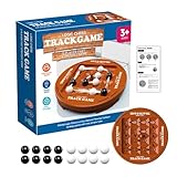 Marmor-Brettspiel, Strategie-Brettspiel, 4 In Einer Reihe Orbitos Brettspiel Mit Funktionen Spinnings, Pädagogisches Orbit-Logik-Brettspiel,Brettspiele Für Den Familienspielabend, Track Logic Board