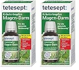 tetesept Kräutertropfen Magen-Darm – für die gesunde Verdauung* – Natürlich wirksam mit Benediktenkraut, Kümmel, Pfefferminzblättern und Dill – 1 x 50 ml (Packung mit 2)