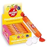 Pit Hoffmann Traubenzucker – Active Pit Traubenzucker-Rolle, leckerer Orangen-Geschmack, schnelle Energie für Groß und Klein – 20er-Rolle à 20 x 33 g
